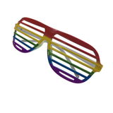12x RAINBOW GLASSES Sunglasses Mardi Gras Gay Pride LGBT Party Costume BULK - Side View