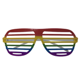 12x RAINBOW GLASSES Sunglasses Mardi Gras Gay Pride LGBT Party Costume BULK - Top-Down View