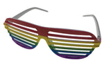 12x RAINBOW GLASSES Sunglasses Mardi Gras Gay Pride LGBT Party Costume BULK - Rear View