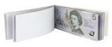 Australian Dollar Fun Play Money Notepad - 50 Sheet Kids Souvenir Pack - Side View