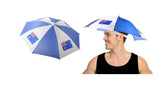 AUSTRALIA UMBRELLA HAT Rain Novelty Cap Costume Outdoor Camping Beach Fishing - Front View