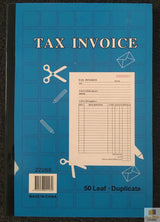 Carbonless Tax Invoice Book - 50 Pages, Australian Standards Compliant - 45-Degree Angle