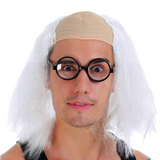 Mad Scientist Wig - Crazy Einstein Costume Accessory for Halloween Parties