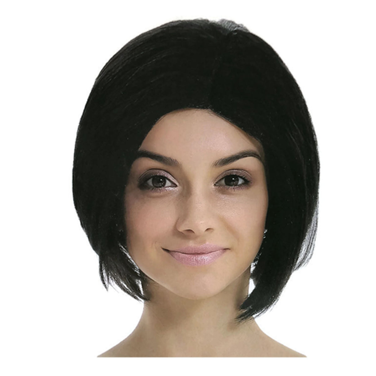 Trendy Asymmetrical Bob Wig - Funky Modern Cosplay & Party Costume - Black