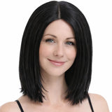 Black Lob Wig for Cosplay and Costume Parties