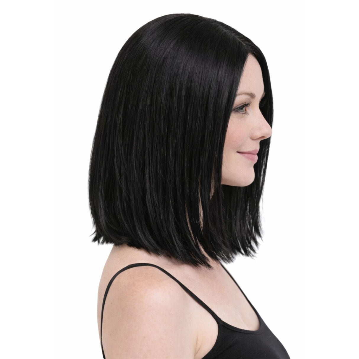 Black Lob Wig for Cosplay and Costume Parties