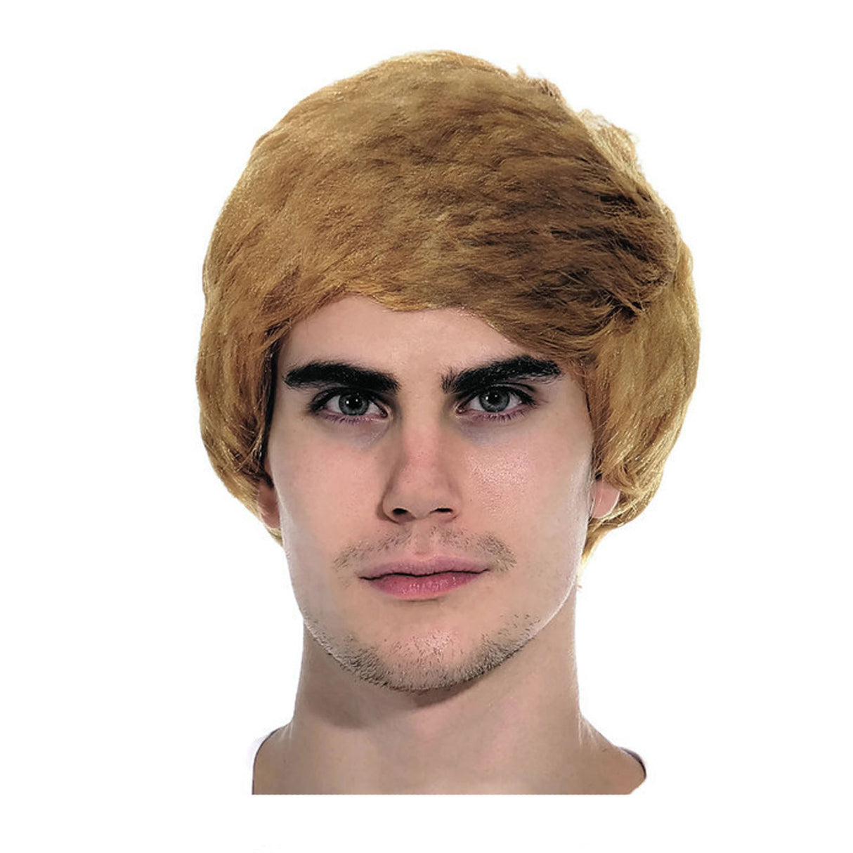 Men's Classic Blonde Wig for Costume Parties and Dress-Up Events