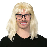 Nerd Mullet Wig 80s Party Costume Rock Bogan Punk 70s 90s Hair - Side View