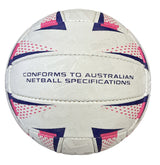 Laura Geitz Match Gripper Netball Hand Sewn Waterproof Official Size 4 - Side View