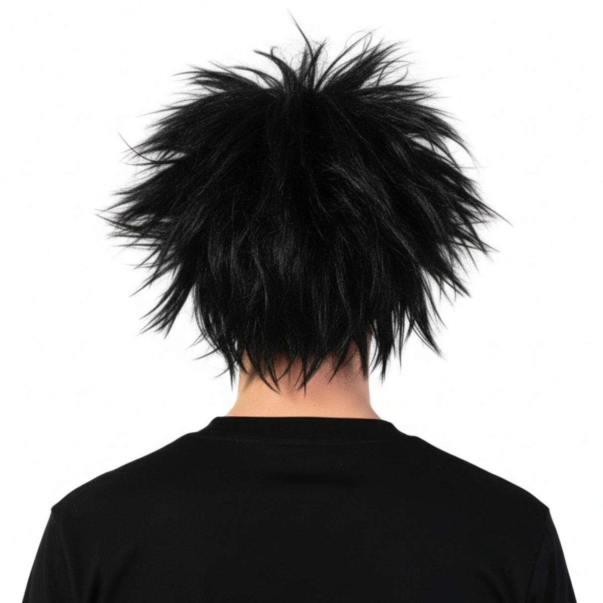 Gothic Spiky Rock Star Wig for 70s & 80s Costume Parties