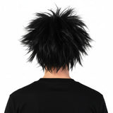 Gothic Spiky Rock Star Wig for 70s & 80s Costume Parties