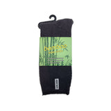 24 Pairs PREMIUM BAMBOO SOCKS Mens Heavy Duty Thick Work Socks Cushion BULK  - Charcoal Grey - 11-14 - Side View