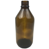 24x 600ml Brown Glass Bottle Plinking Shooting Target Practice without Lids/Caps - Side View