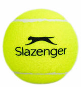 Slazenger Club All Court Tennis Balls 3-Ball Tube - Yellow - Top-Down View