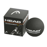 HEAD Tournament Squash Ball Advanced Training Competition Bulk - 6 Balls - Side View