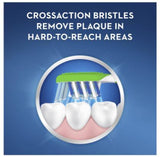 Oral B Cross Action Pro-Health 8+ Years Toothbrush for Kids Standard Tooth Brush - Rear View