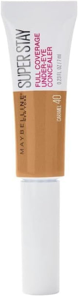 2x Maybelline New York SuperStay 24hr Longwear Liquid Concealer, Caramel 40 - 6ml - Side View