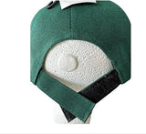 Australia Baseball Cap - Green & Gold with Kangaroo & Emu Design, Adjustable Fit - Side View