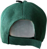 Australia Baseball Cap - Green & Gold with Kangaroo & Emu Design, Adjustable Fit - Top-Down View