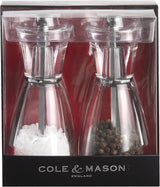 Cole & Mason Pina Salt and Pepper Mill Gift Set - Top-Down View