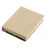 3x Post It Notebook Journal Sketchbook Pad Notepad Note Book - Beige - Side View