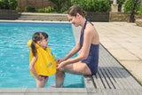 Inflatable Vest For Learning to Swim Buoyancy Float Swim Pool 51 cm x 46 cm - Rear View