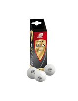 1 Pack of 3 Sunflex Table Tennis Balls Ping Pong Racket Racquet Game - Front View