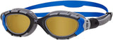 Zoggs Surf Predator Flex Polarized Ultra Goggles - Small Soft Blue - Front View