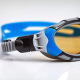 Zoggs Surf Predator Flex Polarized Ultra Goggles - Small Soft Blue - 45-Degree Angle