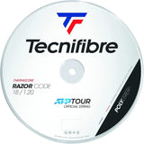 Tecnifibre Razor Code Tennis String Reel 1.20mm 18 Gauge 200m Coil - Blue Strings - Front View