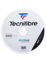 Tecnifibre Razor Code 1.25mm 17 Gauge Tennis String Reel - 200m White High-Performance Strings