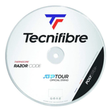 Tecnifibre Razor Code 1.25mm 17 Gauge Tennis String Reel - 200m White High-Performance Strings