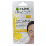 GARNIER 8mL SKINACTIVE JUICY PEEL MASK LEMON & SMOOTHING ACTIVE - Front View