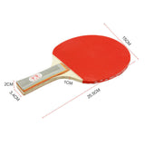 2 Players Table Tennis Set 2 Rackets Bats with 3 Ping Pong Balls Home Sports - 45-Degree Angle