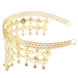 BELLY DANCE HEADBAND Indian Fancy Dress Costume Gypsy Bollywood Tribal Boho - Side View