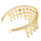 BELLY DANCE HEADBAND Indian Fancy Dress Costume Gypsy Bollywood Tribal Boho - Close-Up Angle