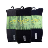 3 Pairs PREMIUM BAMBOO SOCKS Mens Heavy Duty Thick Work Socks Cushion BULK - Assorted Colour Pack - 6-11 - Front View