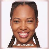 Maybelline Dream Radiant Liquid Hydrating Foundation w Collagen - Caramel 120 - Top-Down View