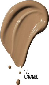 Maybelline Dream Radiant Liquid Hydrating Foundation w Collagen - Caramel 120 - 45-Degree Angle