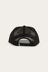 Ringers Western Wheatbelt Trucker Baseball Cap Hat in White/Red - Side View