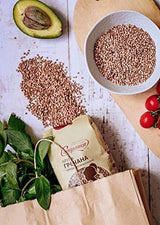 2.4kg Ukrainian Buckwheat Groats Roasted Kasha GMO Free (24x100g) Grechka Sachets - 45-Degree Angle