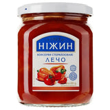 450g Ukrainian Roasted Capsicum Peppers & Tomato Relish Spread Lecho - Front View
