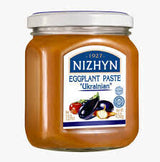 450g Ukrainian Roasted Eggplant Caviar Paste Spread Baklazhanovaya Ikra - Side View