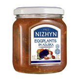 450g Ukrainian Roasted Eggplant Relish Spread in Adjika Sauce Baklazhany v Adzhytsi - Side View