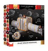 Fao Play Space Station 2 in 1 Indoor / Outdoor Tunnel & Play Tent Playpen - Top-Down View