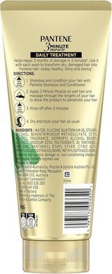 Pantene 3 Minute Miracle Smooth and Sleek - Deep Conditionining Treatment For Frizzy Hair, 400ml - Top-Down View