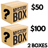 2 Boxes Mystery Box Set of Assorted Lucky Dip Random Products (Medium & Large Box) - Front View