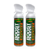 2x 10 Litres of Boost Sport Oxygen in a Can Supplemental - 200 Breath (Large) - Front View