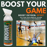 3x 10 Litres of Boost Sport Oxygen in a Can Supplemental - 200 Breath (Large) - Top-Down View