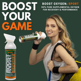 3x 10 Litres of Boost Sport Oxygen in a Can Supplemental - 200 Breath (Large) - 45-Degree Angle
